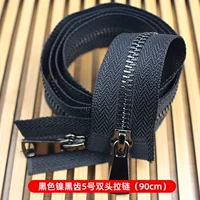 Черный никель черный зуб 90 см (двойная голова)