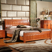 Đặc biệt cung cấp tất cả rắn giường gỗ giường gỗ sồi giường đơn giường đôi giường người lớn loại trẻ em giường giường gỗ rắn giường đơn 1.51.8