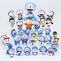 Doraemon Nightmare Cat Machine Cat Sinh nhật Bánh Trang trí Trang trí Net Red Children Đồ chơi Quà tặng Phụ kiện Cờ - Trang trí nội thất phụ kiện trang trí bàn làm việc