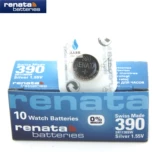 Швейцария Renata390 Swatki Watch Oxidation Silver Jet Acter Actule Sr1130SW Ag10 Небольшая единая бесплатная доставка
