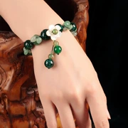 Vòng tay gió cổ phong cách quốc gia retro Dongling ngọc xanh vòng tay phiên bản Hàn Quốc của cá tính đơn giản trang sức nữ trang sức