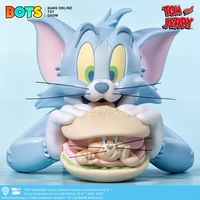 [Bang] Spot Soap Studio Cat и мышиная гамбургерная сумка полублака, как Sky Blue Limited Tide Play