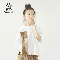Áo phông và quần dài trẻ em thiết kế ban đầu cho bé trai và bé gái - Áo thun đồ bé gái