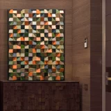 Сплошная деревянная бревенчатая дерево 3D Трехмерное крыльцо диван диван