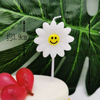 Положите цветы с цветами и улыбками, свеча белая 0,85 юаня на ветку