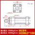 Xi lanh thủy lực hạng nặng Xi lanh khuôn hai chiều HOB40/50/63*50 100 150 200 250 300 350 xi lanh thủy lực bị tụt Xy lanh thủy lực