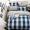 Giường đôi cotton đơn giản Bắc Âu cung cấp bốn bộ bông Hàn Quốc sinh viên mục vụ phòng ngủ giường ba bộ - Bộ đồ giường bốn mảnh