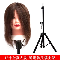 Все настоящие волосы 12 -кишковой коричневый цвет + толстый кронштейн