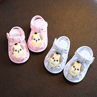 Детские сандалии для новорожденных, летняя детская обувь для раннего возраста подходит для мужчин и женщин, 1 лет, мягкая подошва, 0-6-12 мес.