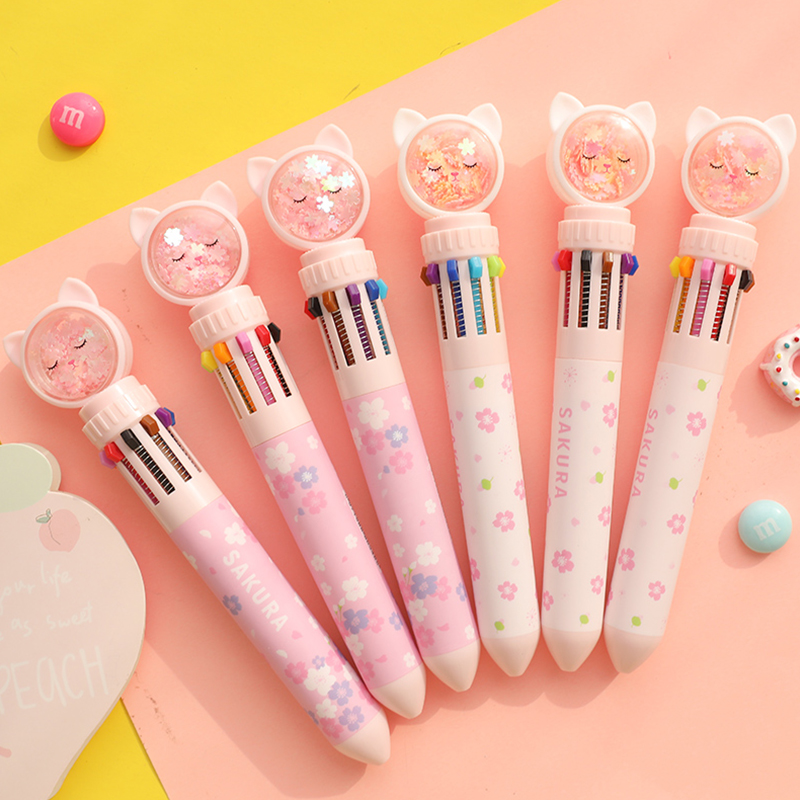 [2] Random Strokesoriginality lovely Color pen student do note special-purpose Internet celebrity Girlish heart good-looking Of Hand account Polychromatic ball pen