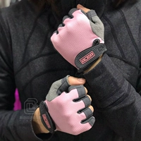 CCS phòng tập thể dục thể thao màu hồng găng tay phụ nữ mặc thở dày thiết bị cưỡi hành động xe đạp nửa ngón tay găng tay găng tay đi tuyết
