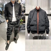 Tông màu xám 2018 mùa đông mới 8812 nam xuống áo khoác bóng chày cổ áo đơn giản Nhật Bản mỏng ngắn xuống áo khoác