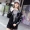 Phụ nữ da đoạn ngắn 2018 mới của Hàn Quốc phiên bản của lỏng mỏng giảm béo PU da giản dị da xe gắn máy áo khoác sinh viên áo khoác ao da cao cap