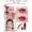 Có thể ăn Shake Air cushion Lip Glaze Lip Gloss Bưởi Son môi Lasting Moisturising Non-mark Lip Gloss Lip Gloss 	son bóng ko màu	