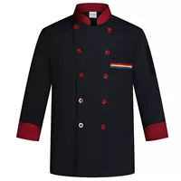 Черный трехполюсный одиночный топ с длинными рукавами