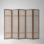 New phong cách Trung Quốc phân vùng màn hình Zen rắn gỗ cửa sổ hoa thông phòng khách fan folding màn hình antique gấp