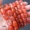 Agate South Red với một chiếc vòng tay đầy những vòng tay vô định hình thịt Hạt chín mảnh hạt lửa