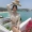 Hàn Quốc ins Wind nghỉ mát gợi cảm tam giác mỏng một mảnh áo tắm của phụ nữ che bụng bikini bikini ngực nhỏ tập hợp - Bộ đồ bơi One Piece