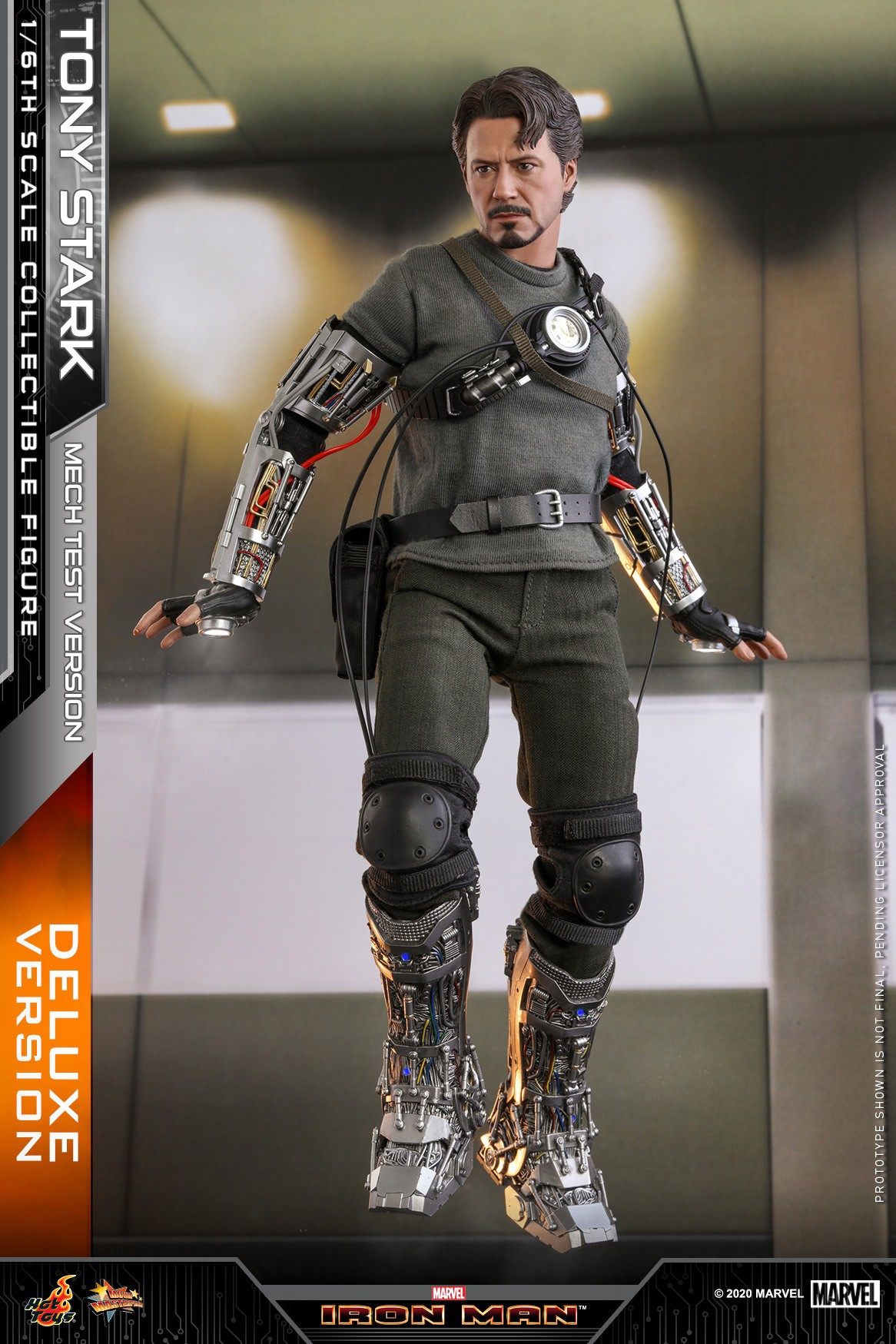 #NEW PRE-order# HOTTOYS HT MMS582 Iron Man 1 Tony DEBUG TEST Deluxe Edition