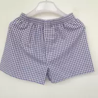 Một chiếc quần Luo nam thanh niên cotton nhà quần short thoáng khí đồ lót lưới 溥 size quần ngủ boxer - Quần tây quần lửng nữ