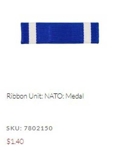 US Honor -Nato Service Chapter Publicity Nato Medal