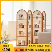 vách ngăn phòng giá rẻ Vách ngăn màn mây kiểu Nhật
         tùy chỉnh phòng khách gấp bằng gỗ nguyên khối có thể di chuyển được căn hộ nhỏ khu chung cư giá sách tạp chí đơn giản trang trí vách ngăn phòng khách