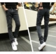 Mùa xuân co giãn quần jeans nam quần xu hướng Hàn Quốc giản dị mùa hè mỏng phần quần nam trẻ trung - Quần jean