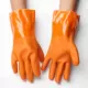 Găng tay công nghiệp chống thấm axit và kiềm chống dầu bông dày nhúng cao su găng tay bảo hộ lót thoải mái chuyên nghiệp găng tay sợi trắng