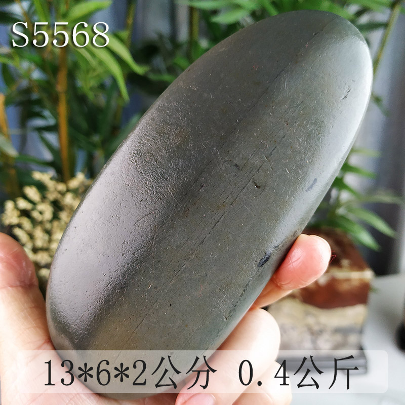 S5568 Gray Handlenatural Hand playing stone SNO31 Dawan stone Ornamental stone Sketch stone on one 's desk Small ornament Place of Origin One free shipping