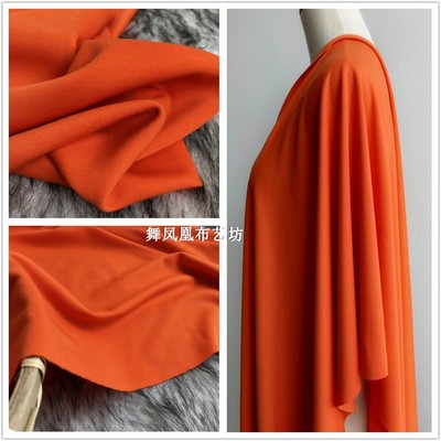 taobao agent Red orange yellow knitted elastic classic suit jacket