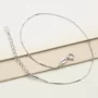 Ai bạc bạc tự làm thủ công tự làm chuỗi vòng đeo tay phụ kiện s925 sterling bạc tay làm bằng pha lê vòng chân chất liệu - Vòng chân vòng đeo chân nữ
