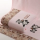 【Розовая собака одиночное полотенце】