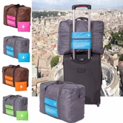 Gấp túi du lịch quần áo túi du lịch xách tay xe đẩy túi túi xách hành lý lưu trữ túi trường hợp xe đẩy bánh xe phổ