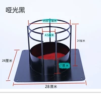 Внутренний диаметр 17 см. Одно отверстие Матт Блэк Черный Черный