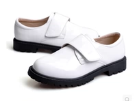 На липучке, белый