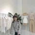 Hàn quốc phiên bản của mùa xuân của phụ nữ cao đẳng gió bf lỏng dày kẻ sọc dài tay mui xe len áo len áo khoác sinh viên Áo len
