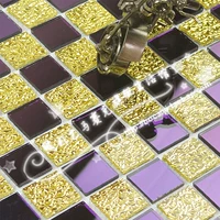 Фиолетовое зеркало+золотой бриллиант