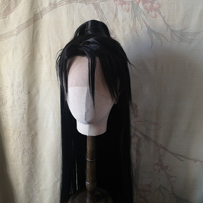 taobao agent Gufengxuan's native wig in front of the hand hook with lace with Hanfu half -jam and half -pumping wig