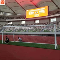 Стандартные футбольные цели алюминиевого сплава могут настроить 5 человек, 7 человек, 11 человек -изготовленные ворот мобильного футбола, специальные
