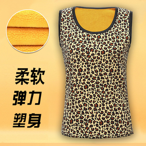 Phụ nữ trung niên của mùa thu và mùa đông cộng với nhung vest mẹ ăn mặc cộng với nhung dày vest kích thước lớn mẹ mặc ấm bên trong mặc