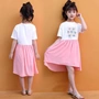 Nhà ga châu Âu là thương hiệu quần áo trẻ em mới cho trẻ em mùa hè thời trang trẻ em váy voan khảm cô gái đại dương - Khác đồ bé gái