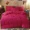 Simple bông denim bông khăn trải giường chăn mền nam net đỏ ba mảnh trang bị sáu quý phụ nữ độc thân - Bộ đồ giường bốn mảnh bộ ga gối