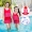 Đồ bơi cho trẻ em Cô gái áo tắm một mảnh Váy đồ bơi trẻ em lớn trẻ em trẻ sơ sinh Đồ bơi trẻ em cha mẹ mặc trẻ em