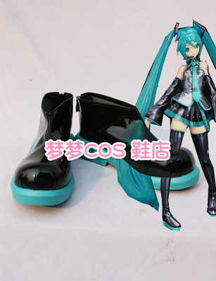 taobao agent No. 1119 VOCALOID Hatsune Miku COS Shoes COSPLAY Shoe Anime Shoes to Custom
