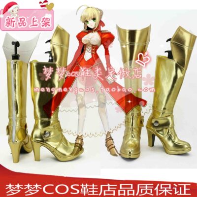 taobao agent No. 2450 Fate Stay Night Night -Nero Red Saber Cos Shoes Cosplay Shoes