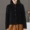 Quần áo poc 2018 thu đông 2018 áo khoác nhung mới bằng vải cotton nữ dài tay văn học đơn giản - Bông áo khoác nữ lông vũ