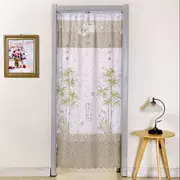 tre rèm cửa rèm vải phân vùng sen bếp phòng khách văn phòng nhà vệ sinh phòng ngủ custom-made nửa chiều dài bức màn rèm - Phụ kiện rèm cửa