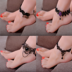 Vintage phong cách dân tộc cá tính ren vòng chân vòng chân đính cườm nữ Hàn Quốc phiên bản của Sen đơn giản chân Hàn Quốc vòng chân đồ trang trí quà tặng Vòng chân