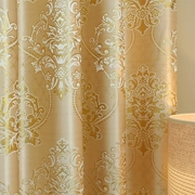 Phong cách châu Âu bán màn phòng ngủ rèm vải phòng khách den tùy chỉnh hạ cánh móc đấm xong rèm cửa hiện đại và đơn giản - Phụ kiện rèm cửa