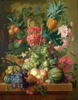 Паулюс Теодор Ван Брюссель 03 Классическая цветочная масляная картина ткани.